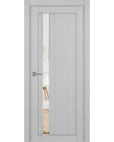 Турин_528AПП.121 молдинг алюм.хром ЭКО-шпон Дуб серый FL