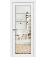 Турин_501АСС.2 молдинг алюм.хром ЭКО-шпон Белый лёд