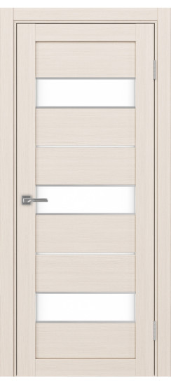 Межкомнатная дверь Турин_526АПС.122 молдинг алюм.хром.40  Ясень перламутровый