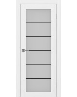 Турин_501АСС.2 молдинг алюм.чёрн. ЭКО-шпон Белый лёд