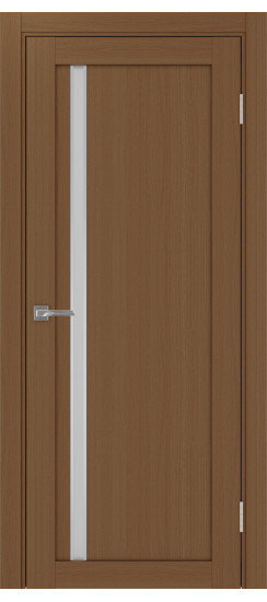 Межкомнатная дверь Турин_527АПС.121 молдинг алюм.хром.35  Орех NL