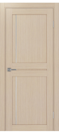 Межкомнатная дверь Турин_523АПП.111 молдинг алюм.хром.60  Дуб беленый FL