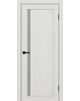 Турин_566АПП.111 молдинг алюм.чёрн. ЭКО-шпон Ясень серебристый