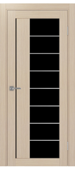 Межкомнатная дверь Турин_524АСС.22 молдинг алюм.хром.60  Дуб беленый FL
