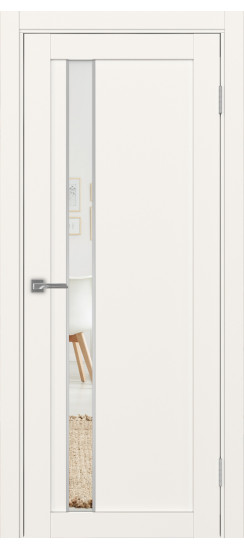 Межкомнатная дверь Турин_528AПП.121 молдинг алюм.хром.60  Бежевый