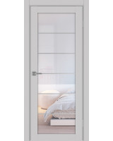 Турин_501АСС.2 молдинг алюм.хром ЭКО-шпон Пепельный