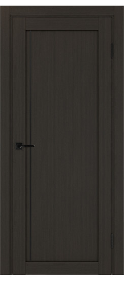 Межкомнатная дверь Турин_565АПП.11 молдинг алюм.чёрн.35  Венге FL