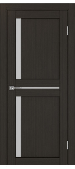 Межкомнатная дверь Турин_523АПС.221 молдинг алюм.хром.60  Венге FL