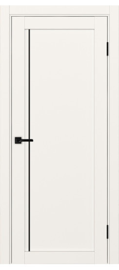 Межкомнатная дверь Турин_565АПП.11 молдинг алюм.чёрн.35  Бежевый