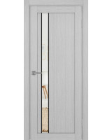 Турин_528AПП.121 молдинг алюм.чёрн. ЭКО-шпон Дуб серый FL