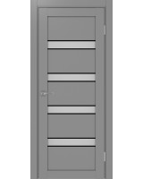 Турин_505AПC.12 молдинг алюм.чёрн. ЭКО-шпон Серый