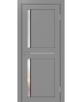 Турин_523АПС.221 молдинг алюм.чёрн. ЭКО-шпон Серый