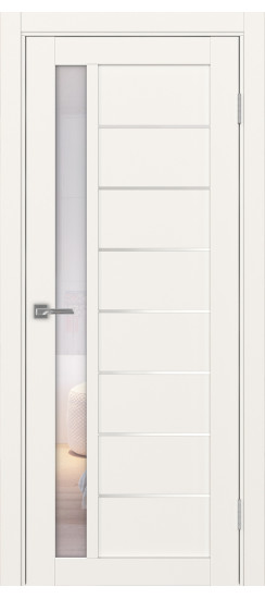 Межкомнатная дверь Турин_554АПП.21 молдинг алюм.хром.60  Бежевый