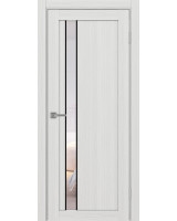 Турин_528AПС.121 молдинг алюм.чёрн. ЭКО-шпон Ясень серебристый