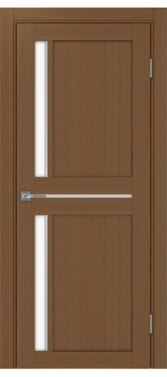 Межкомнатная дверь Турин_523АПП.221 молдинг алюм.хром.60  Орех NL