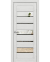 Турин_526АППmax.122 молдинг алюм.чёрн. ЭКО-шпон Ясень серебристый