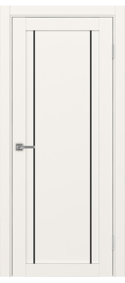 Межкомнатная дверь Турин_522AПП.111 молдинг алюм.чёрн.60  Бежевый