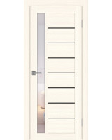 Турин_554АПП.21 молдинг алюм.чёрн. ЭКО-шпон Ясень светлый