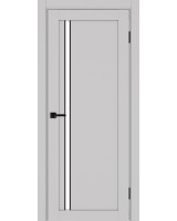 Турин_527АПС.121 молдинг алюм.чёрн. ЭКО-шпон Пепельный