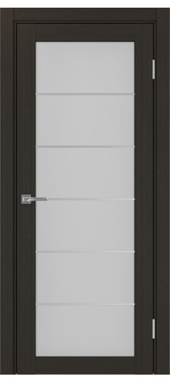 Межкомнатная дверь Турин_501АСС.2 молдинг алюм.хром.30  Венге FL