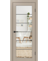 Турин_501АСС.2 молдинг алюм.чёрн. ЭКО-шпон Мокко