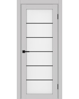 Турин_501АСС.2 молдинг алюм.чёрн. ЭКО-шпон Пепельный