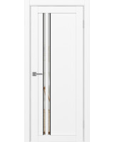 Турин_525АПС.121 молдинг алюм.чёрн. ЭКО-шпон Белый снежный