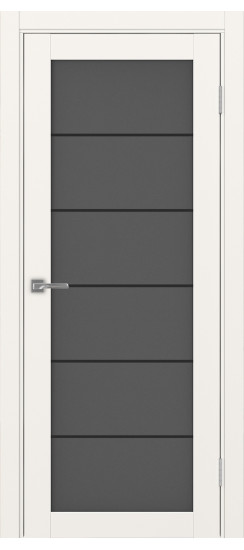 Межкомнатная дверь Турин_501АСС.2 молдинг алюм.чёрн.30  Бежевый