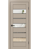 Турин_526АППmax.122 молдинг алюм.чёрн. ЭКО-шпон Мокко