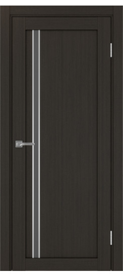 Межкомнатная дверь Турин_527АПС.121 молдинг алюм.хром.35  Венге FL