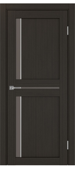 Межкомнатная дверь Турин_523АПС.221 молдинг алюм.хром.60  Венге FL