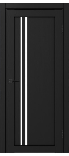 Межкомнатная дверь Турин_525АПС.121 молдинг алюм.чёрн.60  Антрацит
