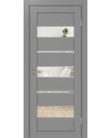 Турин_526АППmax.122 молдинг алюм.хром ЭКО-шпон Серый