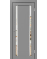 Турин_522AПП.212 молдинг алюм.хром ЭКО-шпон Серый