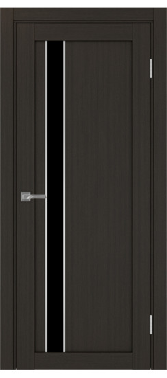 Межкомнатная дверь Турин_528AПП.121 молдинг алюм.хром.60  Венге FL