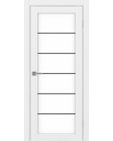 Турин_501АСС.2 молдинг алюм.чёрн. ЭКО-шпон Белый лёд