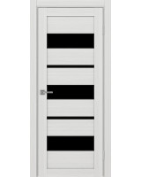 Турин_526АППmax.122 молдинг алюм.чёрн. ЭКО-шпон Ясень серебристый