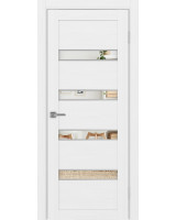 Турин_505AПC.12 молдинг алюм.хром ЭКО-шпон Белый лёд