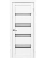 Турин_505AПC.12 молдинг алюм.чёрн. ЭКО-шпон Белый снежный