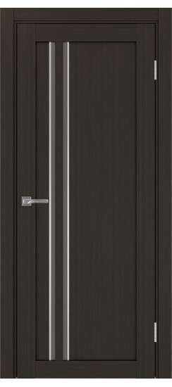 Межкомнатная дверь Турин_525АПС.121 молдинг алюм.хром.60  Венге FL