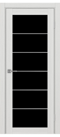 Межкомнатная дверь Турин_501АСС.2 молдинг алюм.хром.30  Ясень серебристый