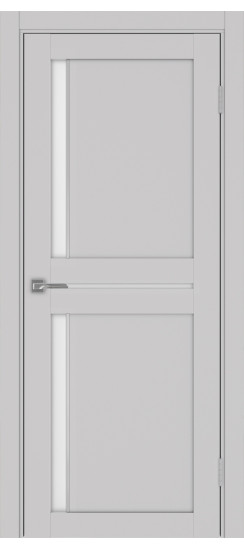 Межкомнатная дверь Турин_523АПС.221 молдинг алюм.хром.60  Пепельный