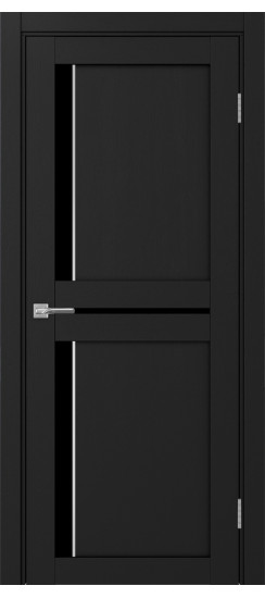 Межкомнатная дверь Турин_523АПП.221 молдинг алюм.хром.60  Антрацит