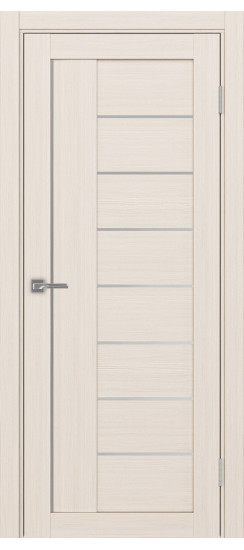 Межкомнатная дверь Турин_524AПП.11 молдинг алюм.хром.60  Ясень перламутровый