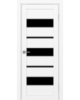 Турин_526АППmax.122 молдинг алюм.чёрн. ЭКО-шпон Белый снежный