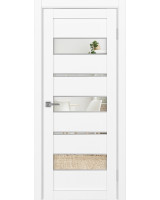 Турин_526АППmax.122 молдинг алюм.хром ЭКО-шпон Белый снежный