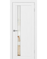 Турин_528AПП.121 молдинг алюм.хром ЭКО-шпон Белый лёд