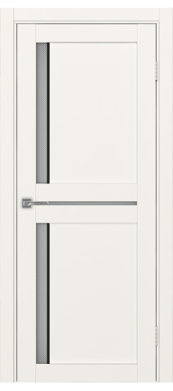 Межкомнатная дверь Турин_523АПС.221 молдинг алюм.чёрн.60  Бежевый