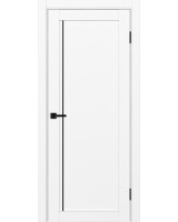 Турин_565АПП.11 молдинг алюм.чёрн. ЭКО-шпон Белый снежный