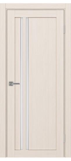 Межкомнатная дверь Турин_525АПС.121 молдинг алюм.хром.60  Ясень перламутровый